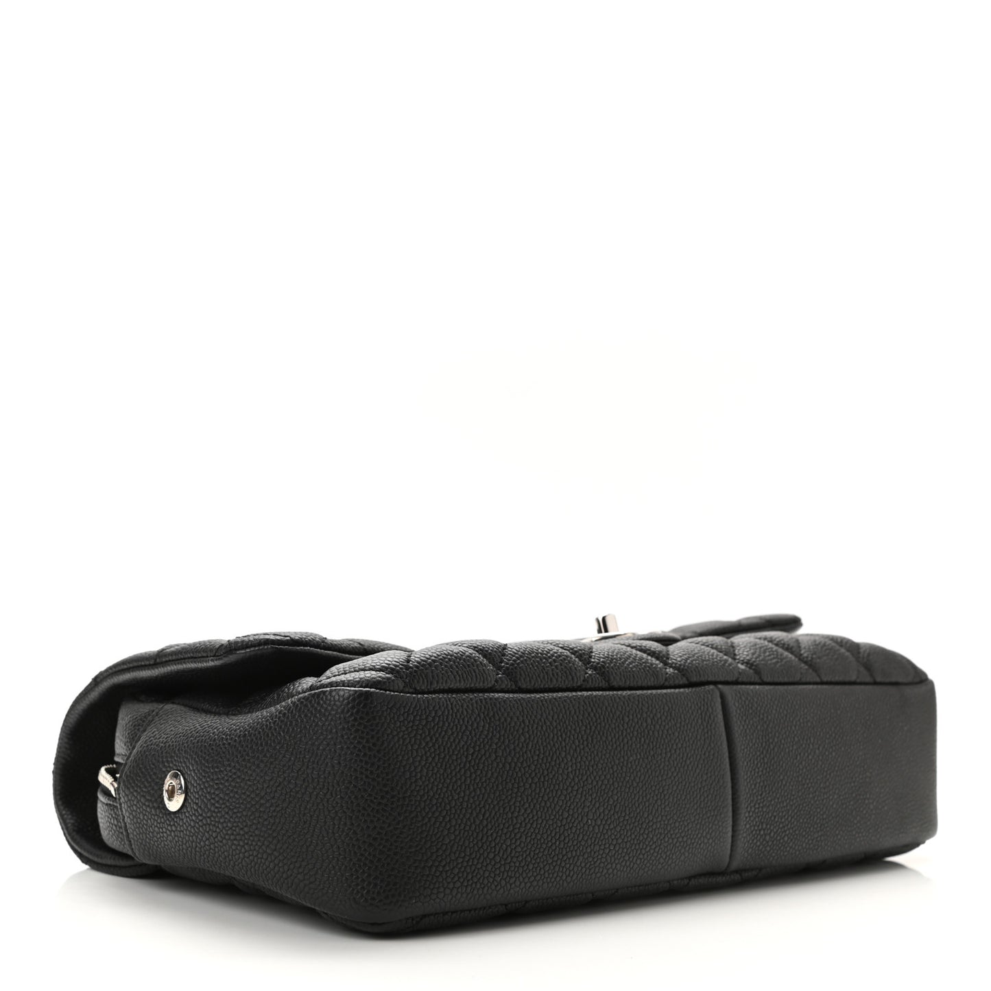 Caviar Quilted Jumbo Easy Flap Black