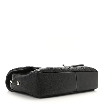 Chanel Caviar Quilted Jumbo Easy Flap Black 4 of 11