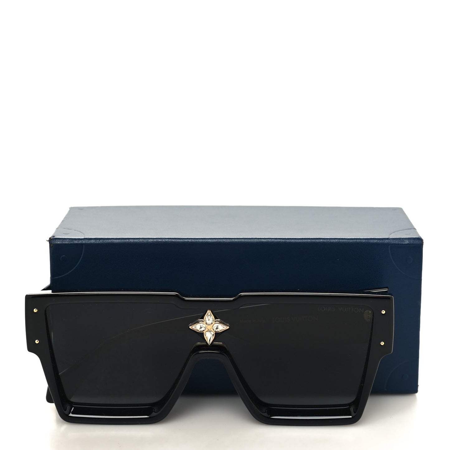 Acetate Swarovski Crystal Cyclone Sunglasses Z1578W Black