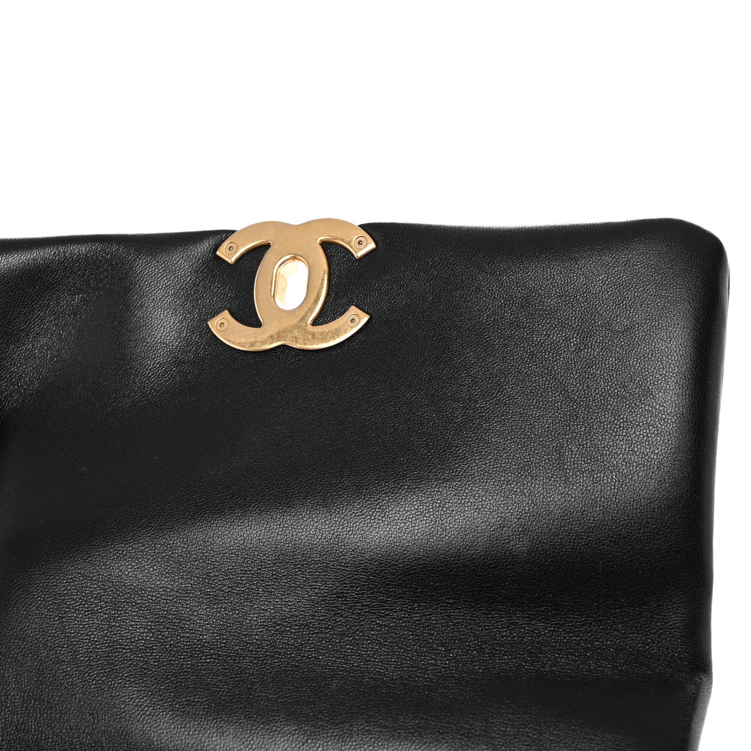 Chanel Lambskin Quilted Medium Chanel 19 Flap Black 11 of 12