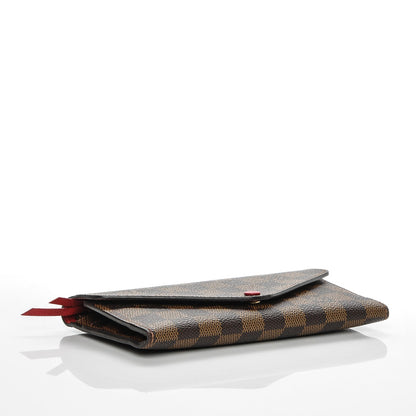 Louis Vuitton Damier Ebene Josephine Wallet Red 4 of 6
