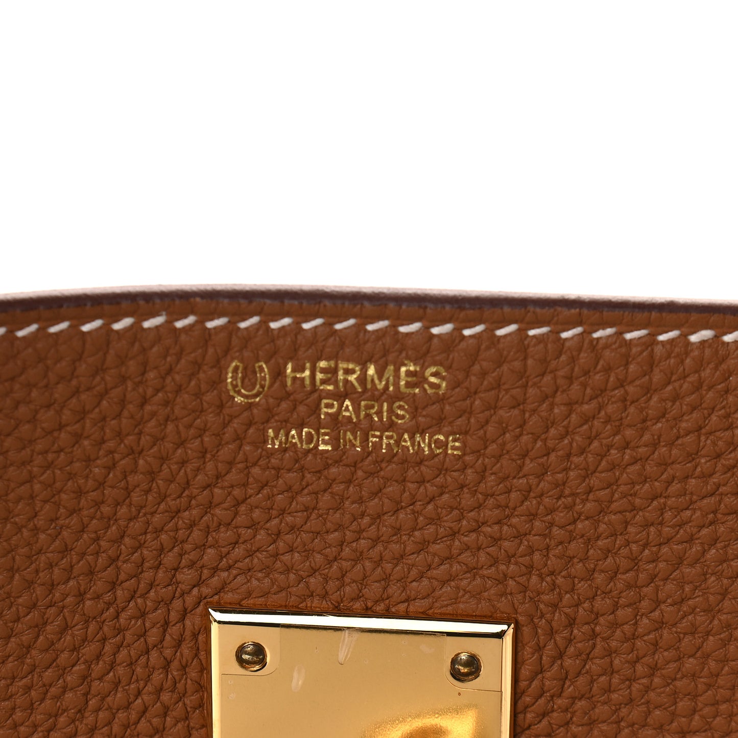 Togo Horseshoe HAC Travel Birkin 50 Gold