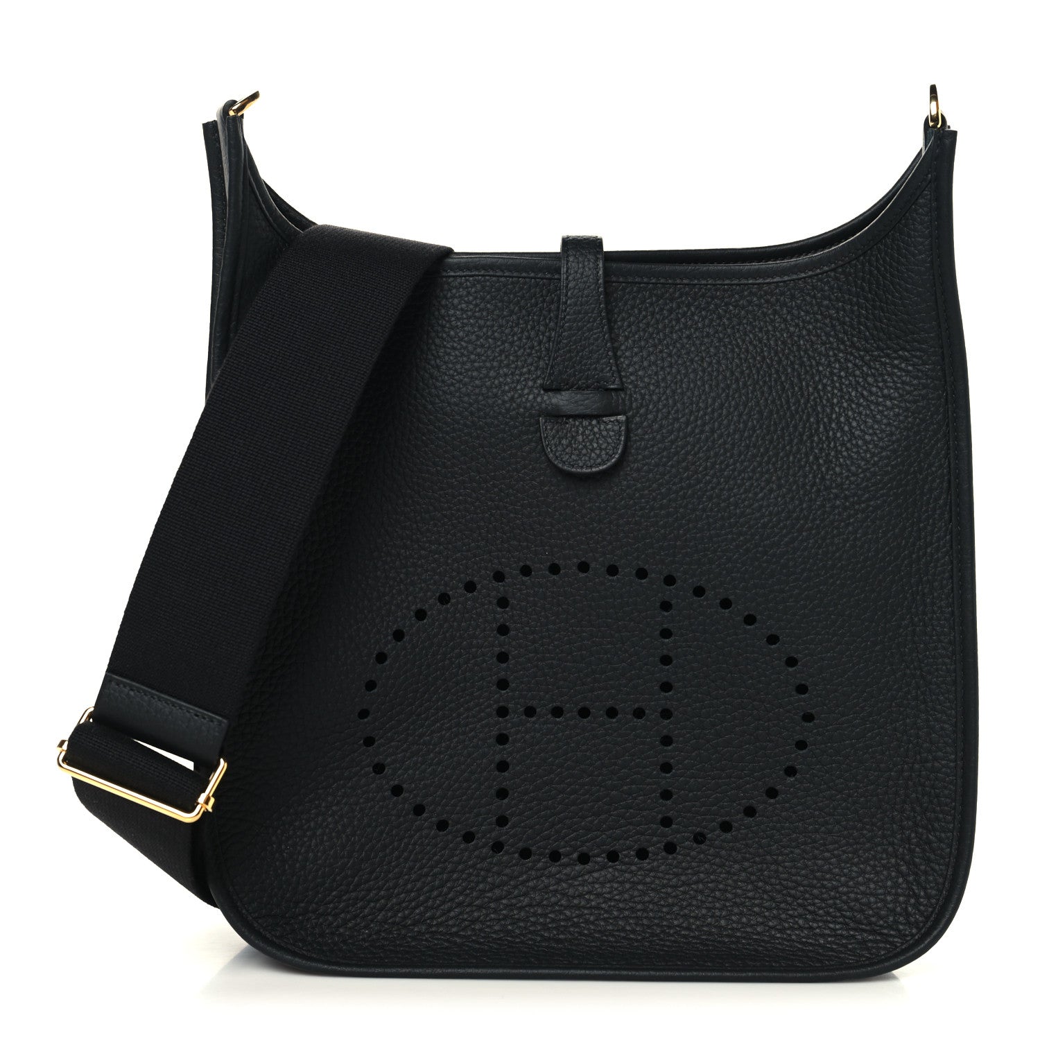 Hermes Taurillon Clemence Evelyne III PM Black 1 of 11