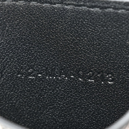 Christian Dior Calfskin Plan De Paris Print Card Holder White Black 8 of 12