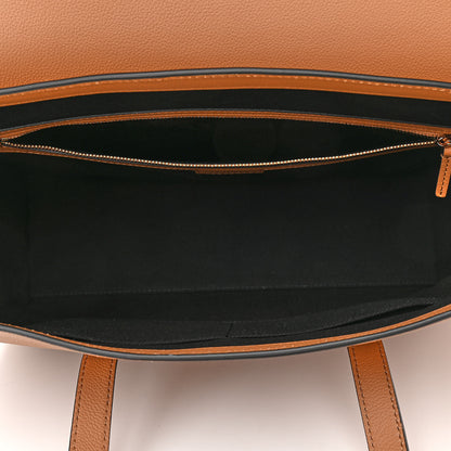 Versace Grained Calfskin La Medusa Tote Brown 5 of 9