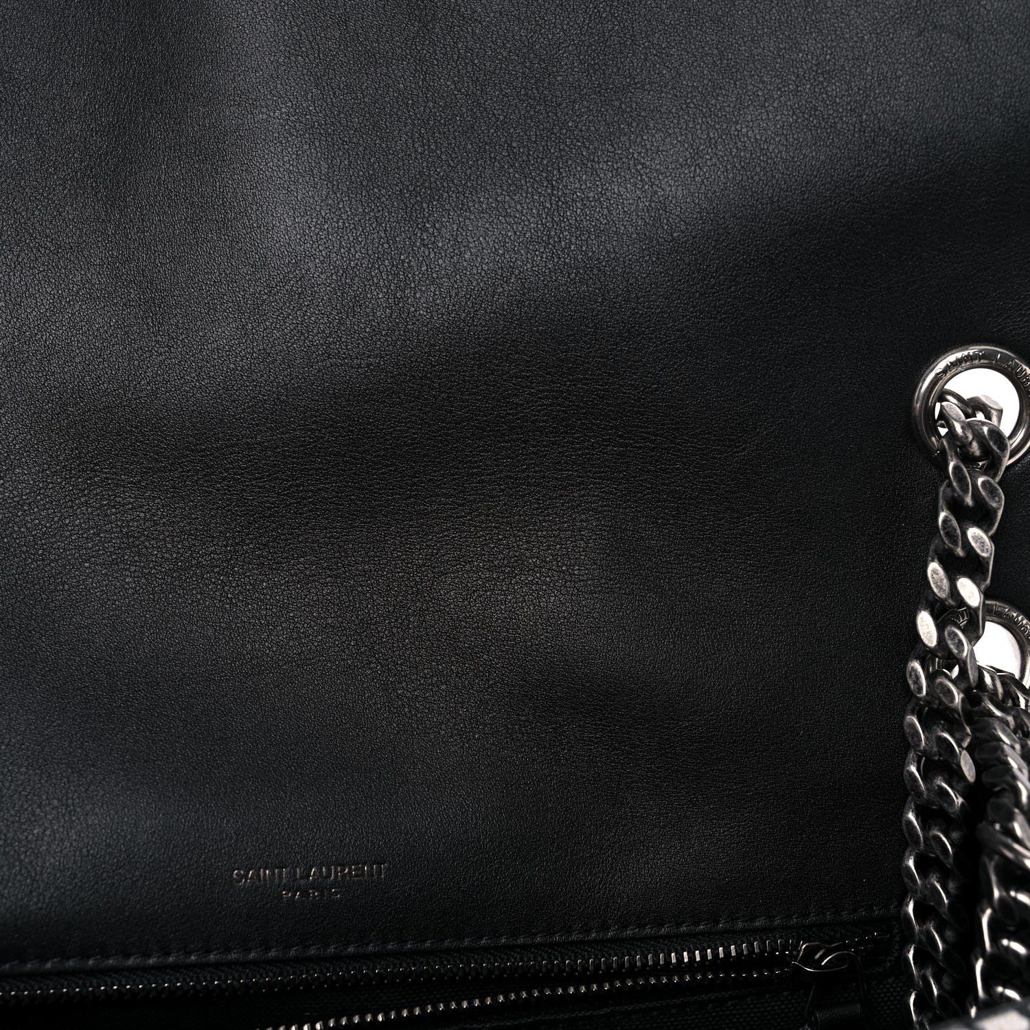 Saint Laurent Cotton Canvas Vintage Calfskin Monogram Medium Niki Chain Satchel 14 of 14