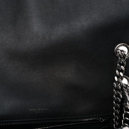 Saint Laurent Cotton Canvas Vintage Calfskin Monogram Medium Niki Chain Satchel 14 of 14