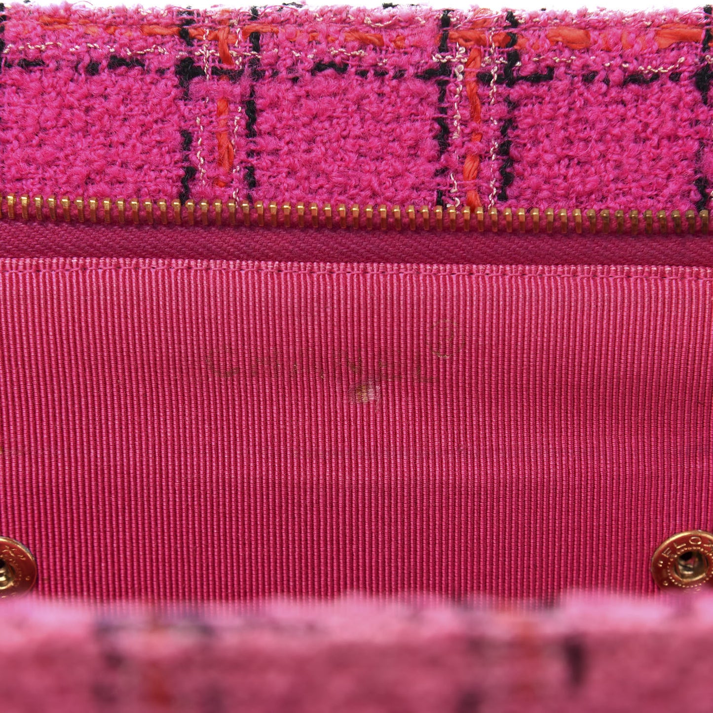 Tweed Crossbody Bag Pink