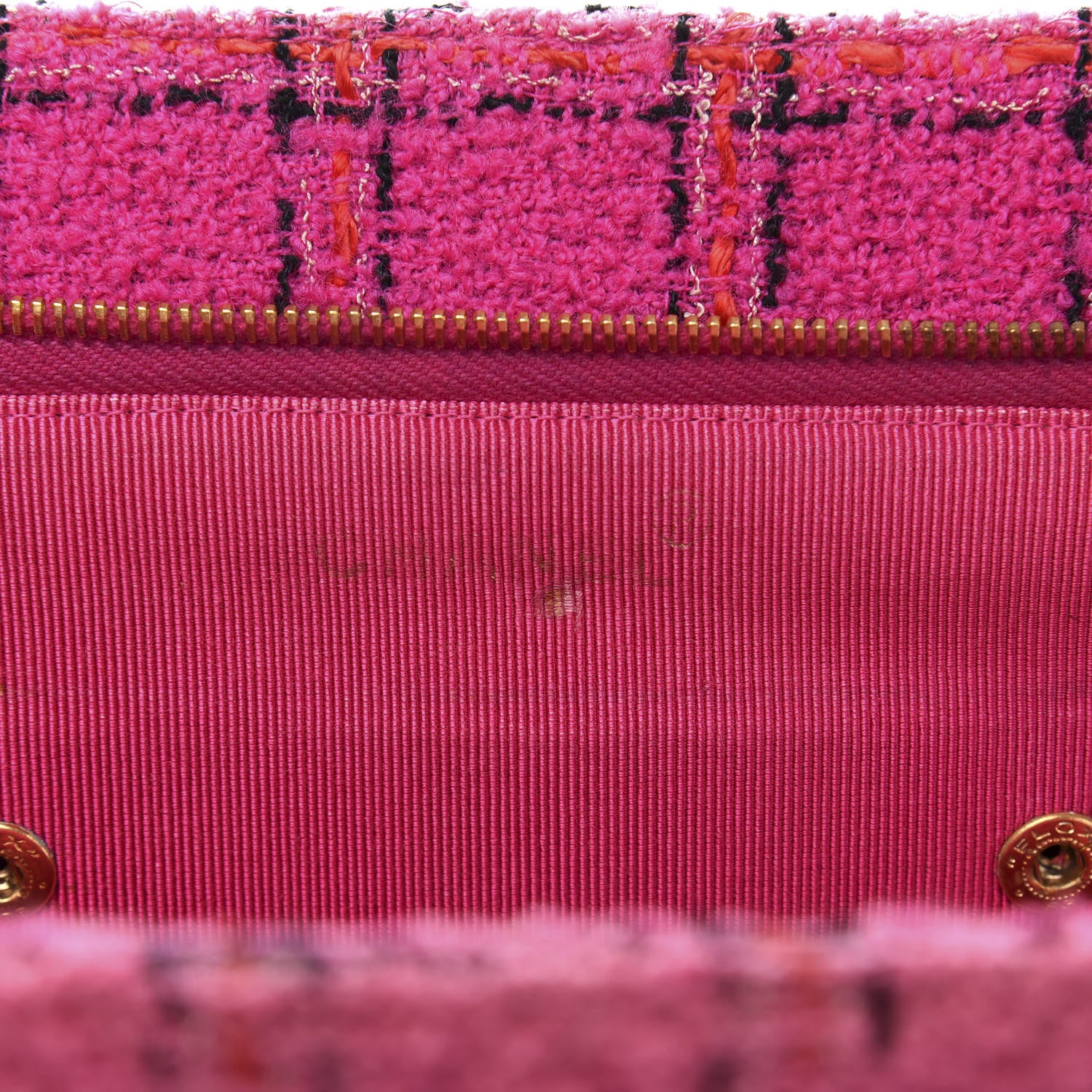 Chanel Tweed Crossbody Bag Pink 8 of 15