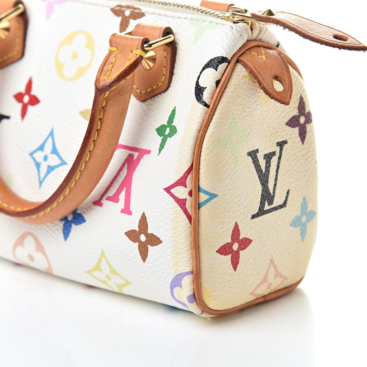 Monogram Multicolor Mini Sac HL Speedy White