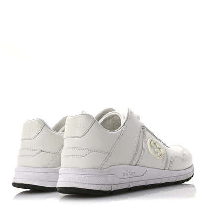 Gucci Calfskin Womens Interlocking G Sneakers 35 White 5 of 9