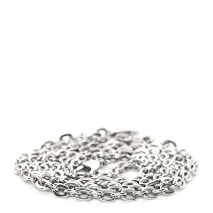 Louis Vuitton Felicie Chain Long Shoulder Strap Silver 2 of 3