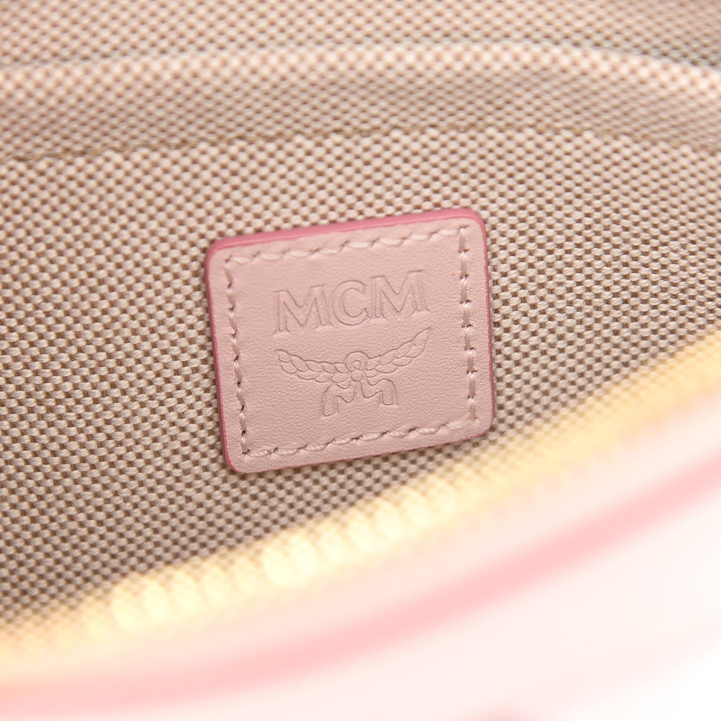 Visetos Nappa Mini Delmy Chain Shoulder Bag Powder Pink