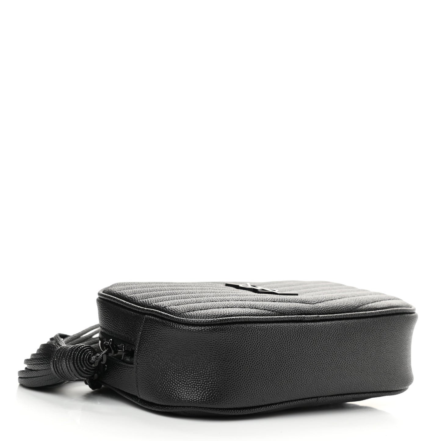 Grain De Poudre Matelasse Monochrome Monogram Mini Lou Camera Bag Black