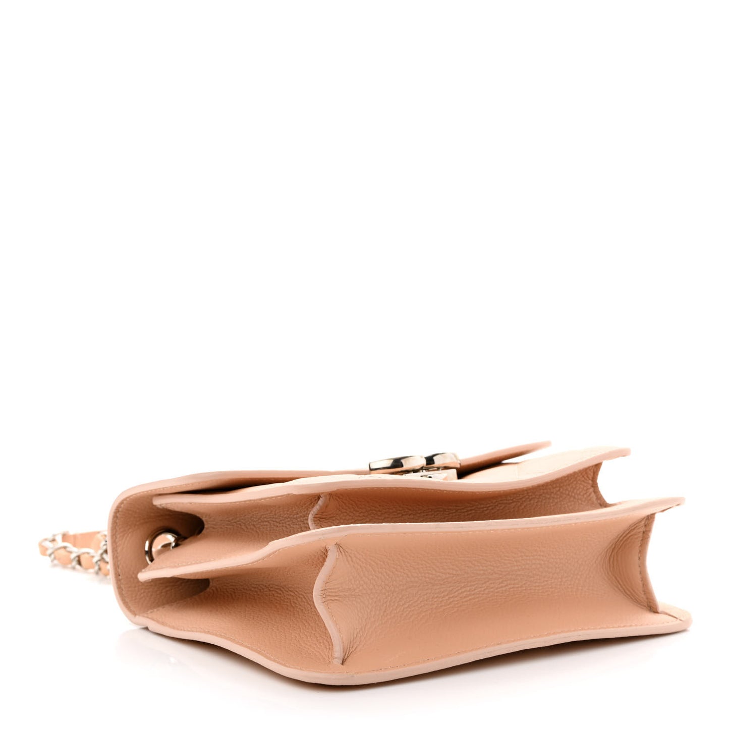Caviar Quilted CC Box Flap Beige