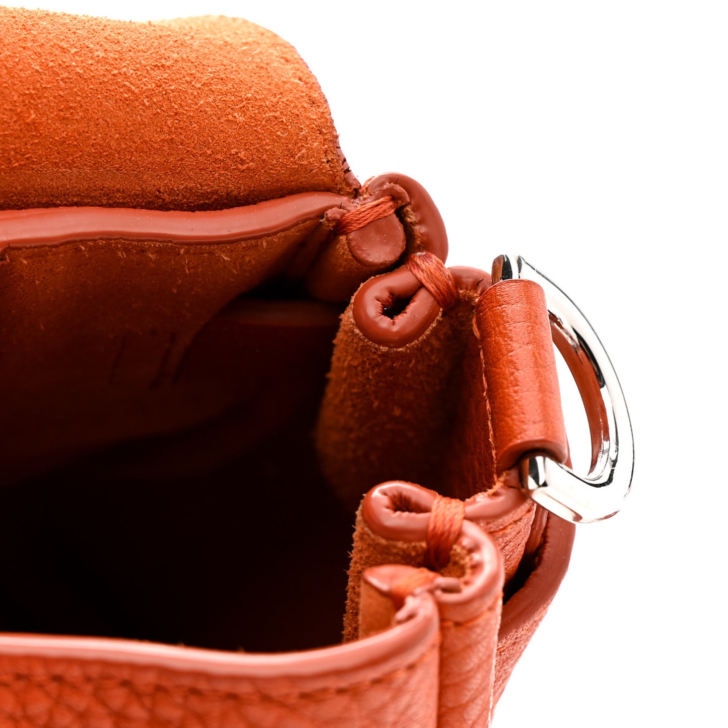 Classic Grain Small Bayswater Satchel Mandarin