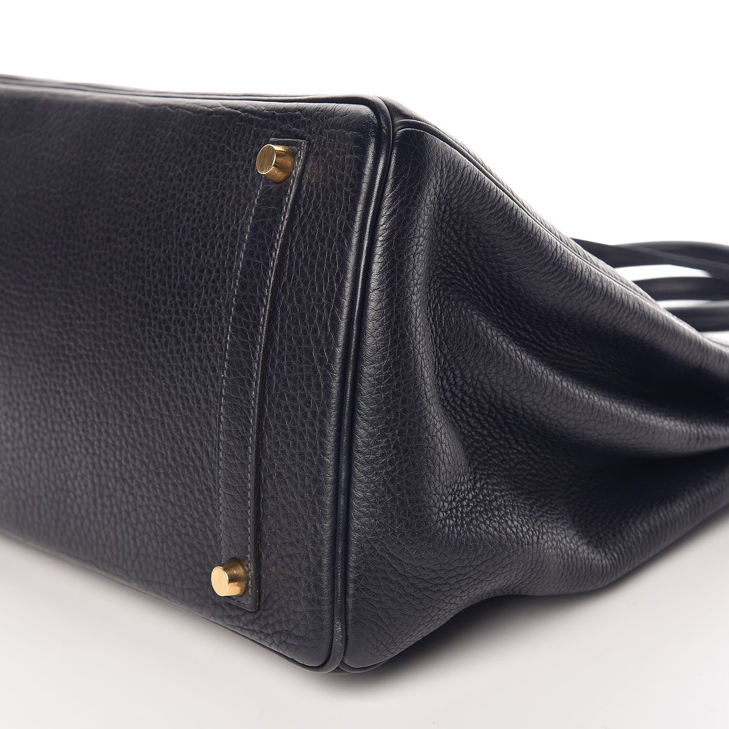 Hermes Taurillon Clemence Birkin 35 Bleu Indigo 34 of 36