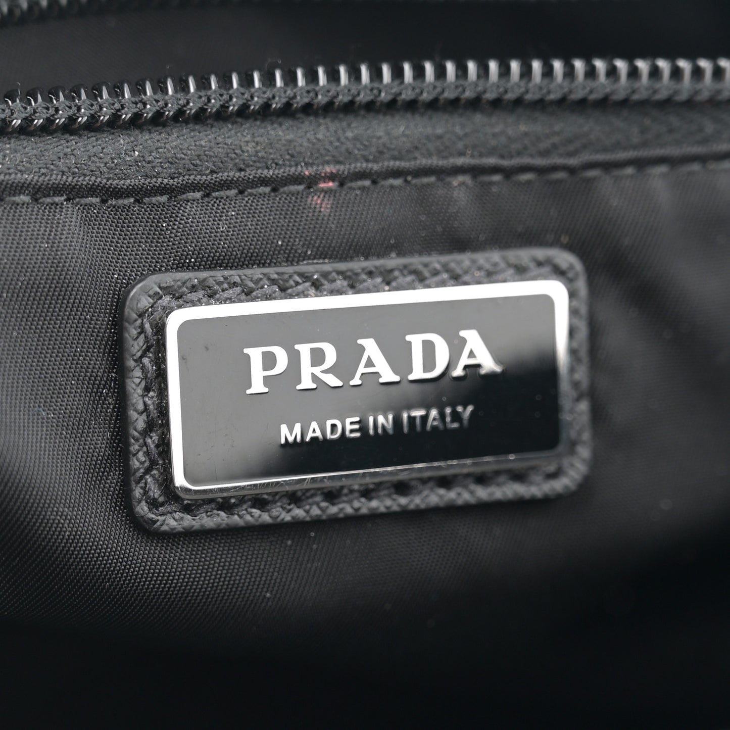 Re-Nylon Saffiano Belt Bag Black