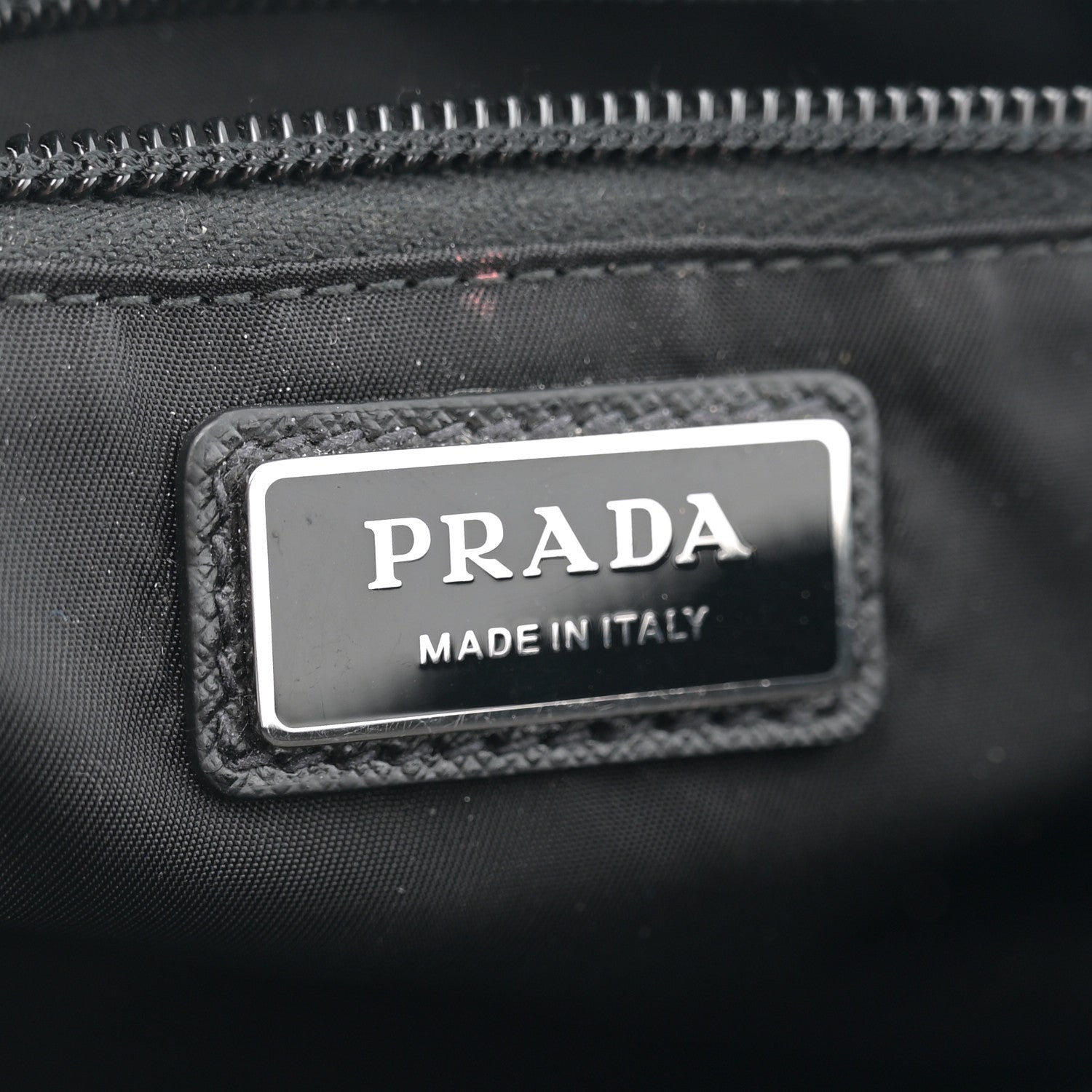 Prada Re-Nylon Saffiano Belt Bag Black 6 of 10