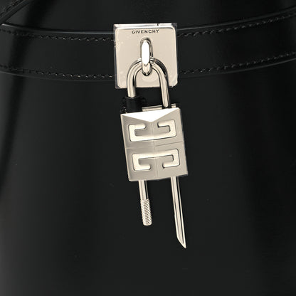 Givenchy Box Calfskin Shark Lock Bucket Bag Black 7 of 9