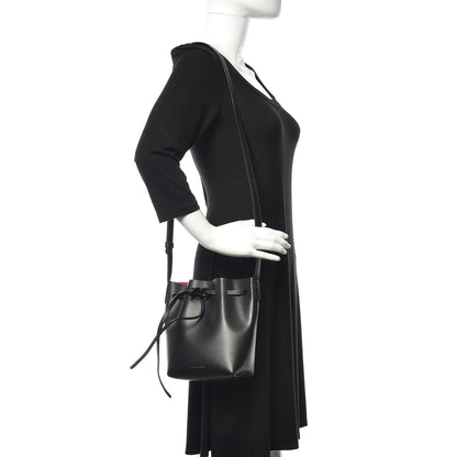Mansur Gavriel Vegetable Tanned Calfskin Mini Mini Bucket Bag Black Flamma 2 of 11