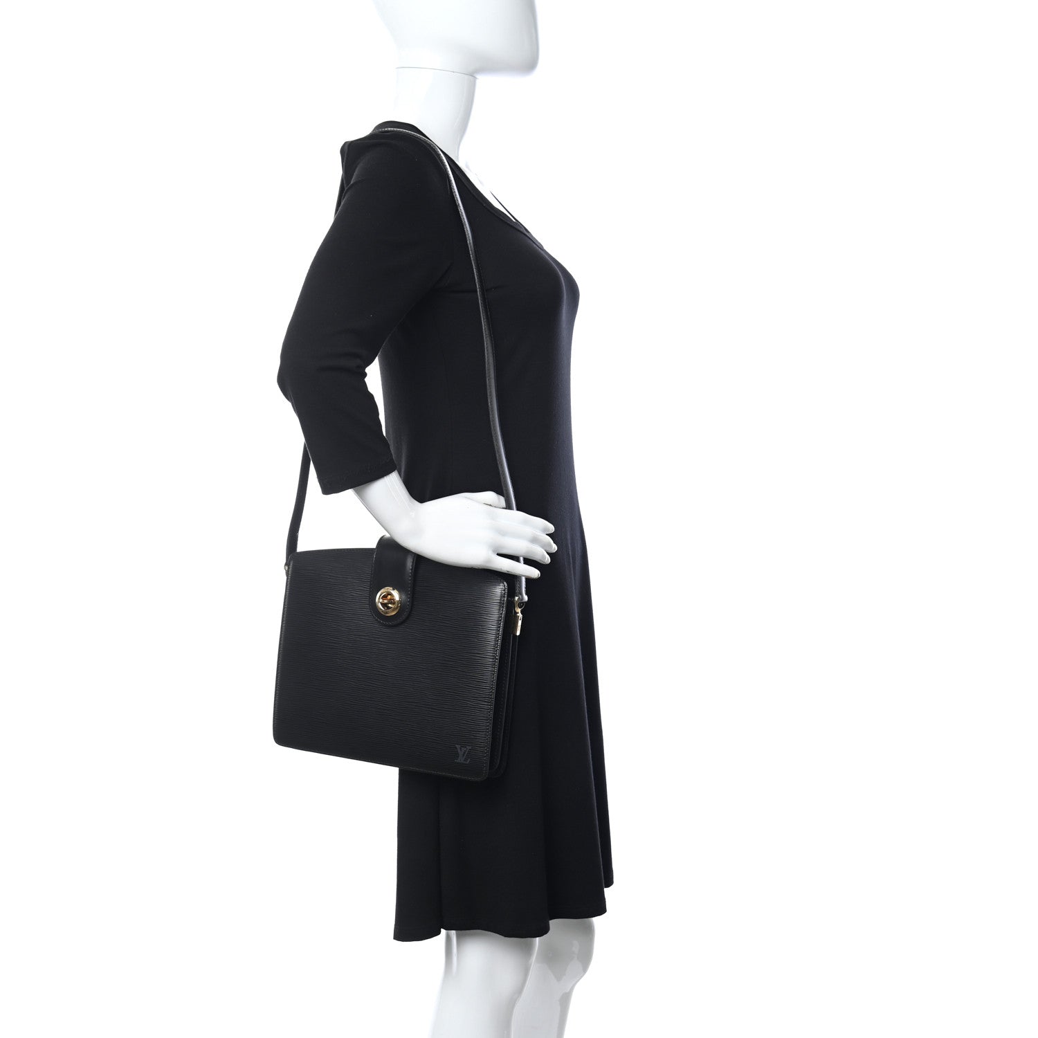Louis Vuitton Epi Capucines Black 3 of 16