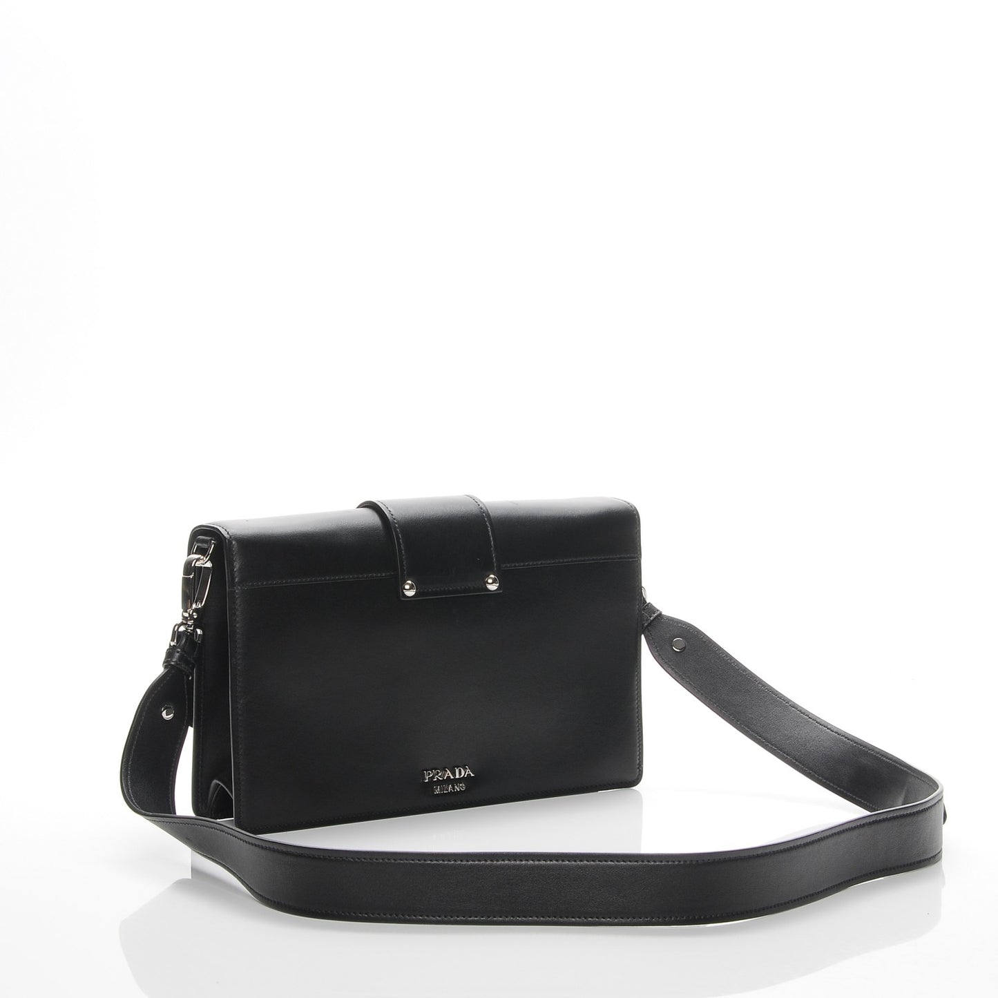 City Calf Ribbon Bag Nero Black