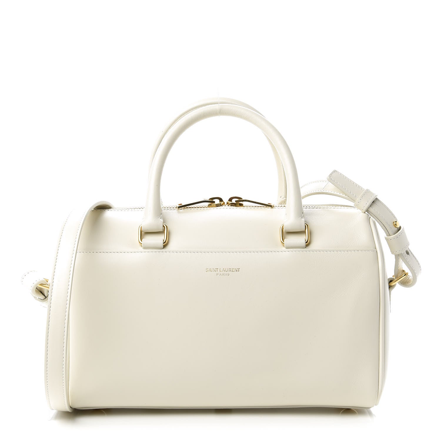 Saint Laurent Calfskin Classic Baby Duffle Dove White 1 of 11
