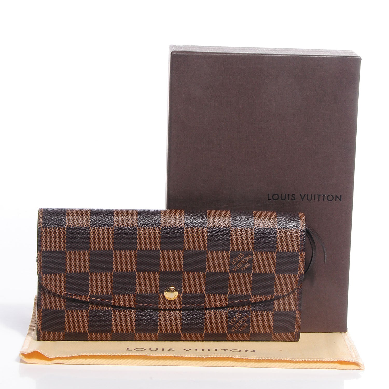 Louis Vuitton Damier Ebene Emilie Wallet 5 of 8