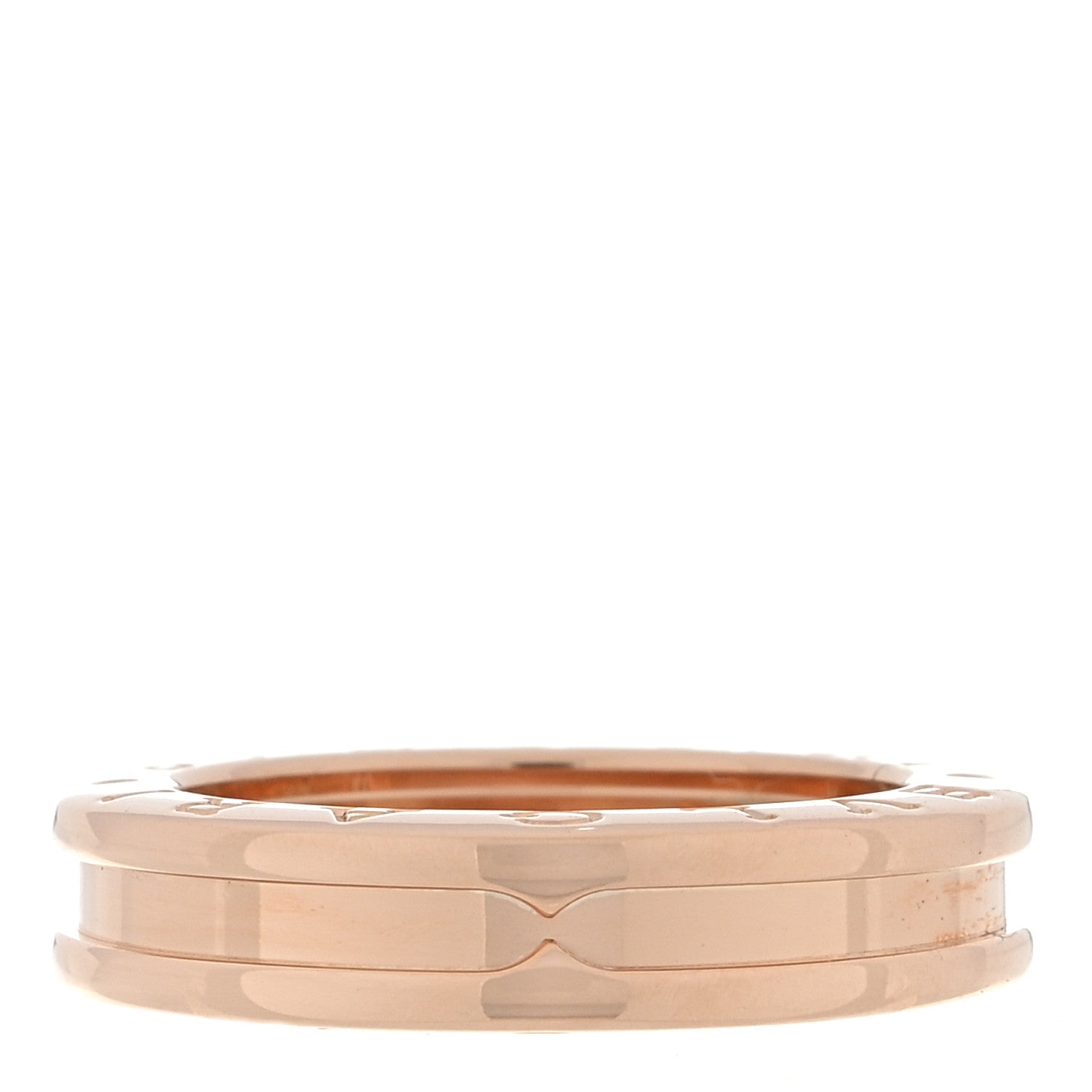 Bulgari 18K Rose Gold B.Zero1 One-Band Ring 51 5.75 1 of 5