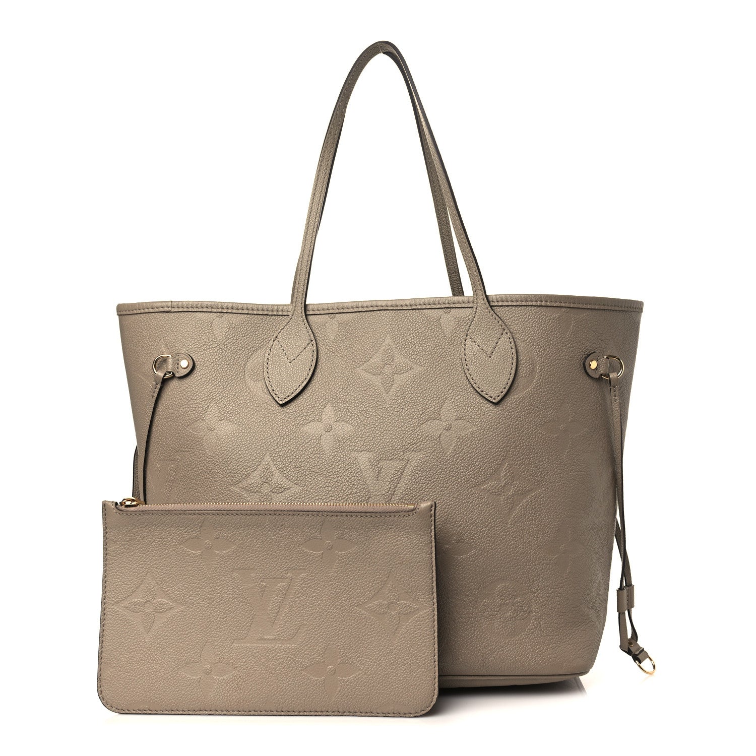Louis Vuitton Empreinte Monogram Giant Neverfull MM Tourterelle 1 of 11