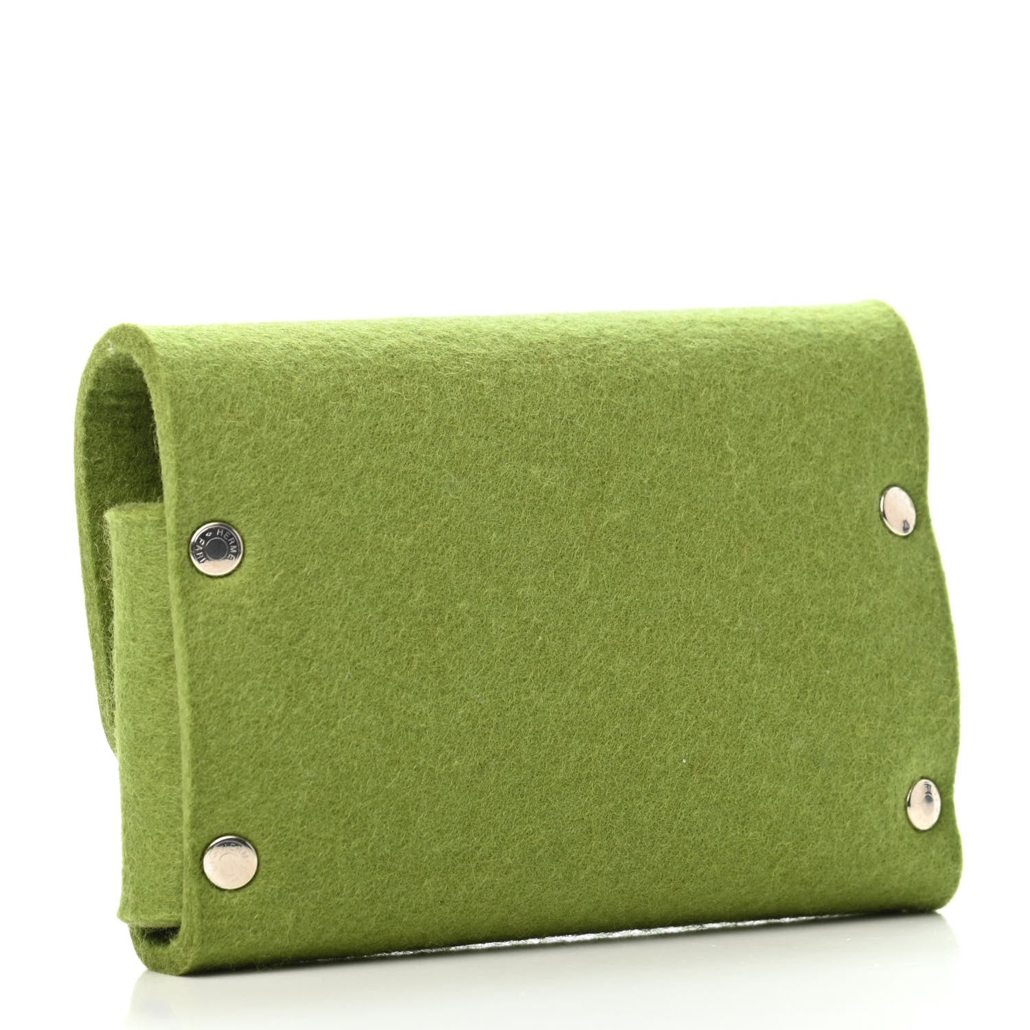 Hermes Felt Mises et Relances Playing Cards Holder Vert Anis 2 of 4
