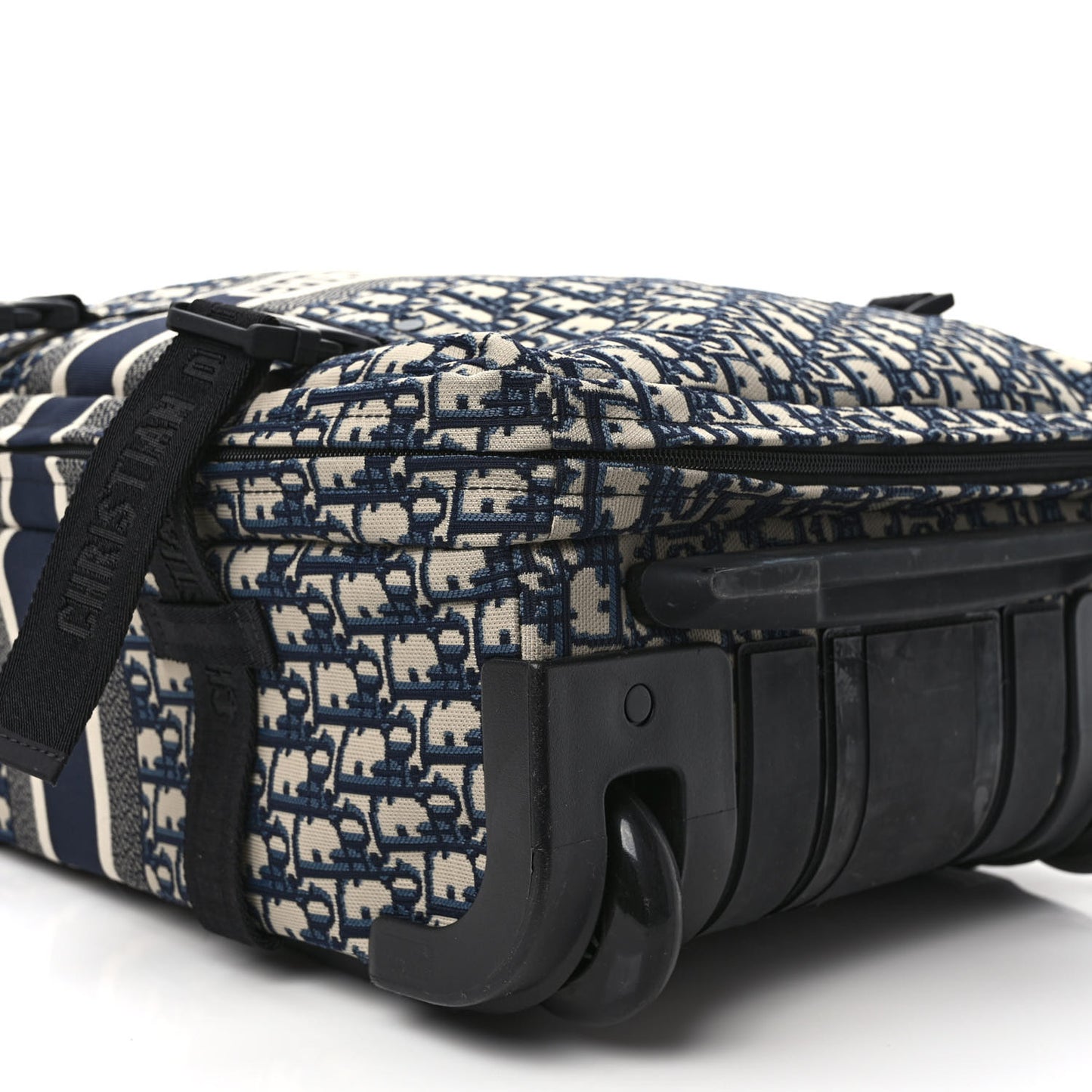 Oblique Small Diortravel Suitcase Blue