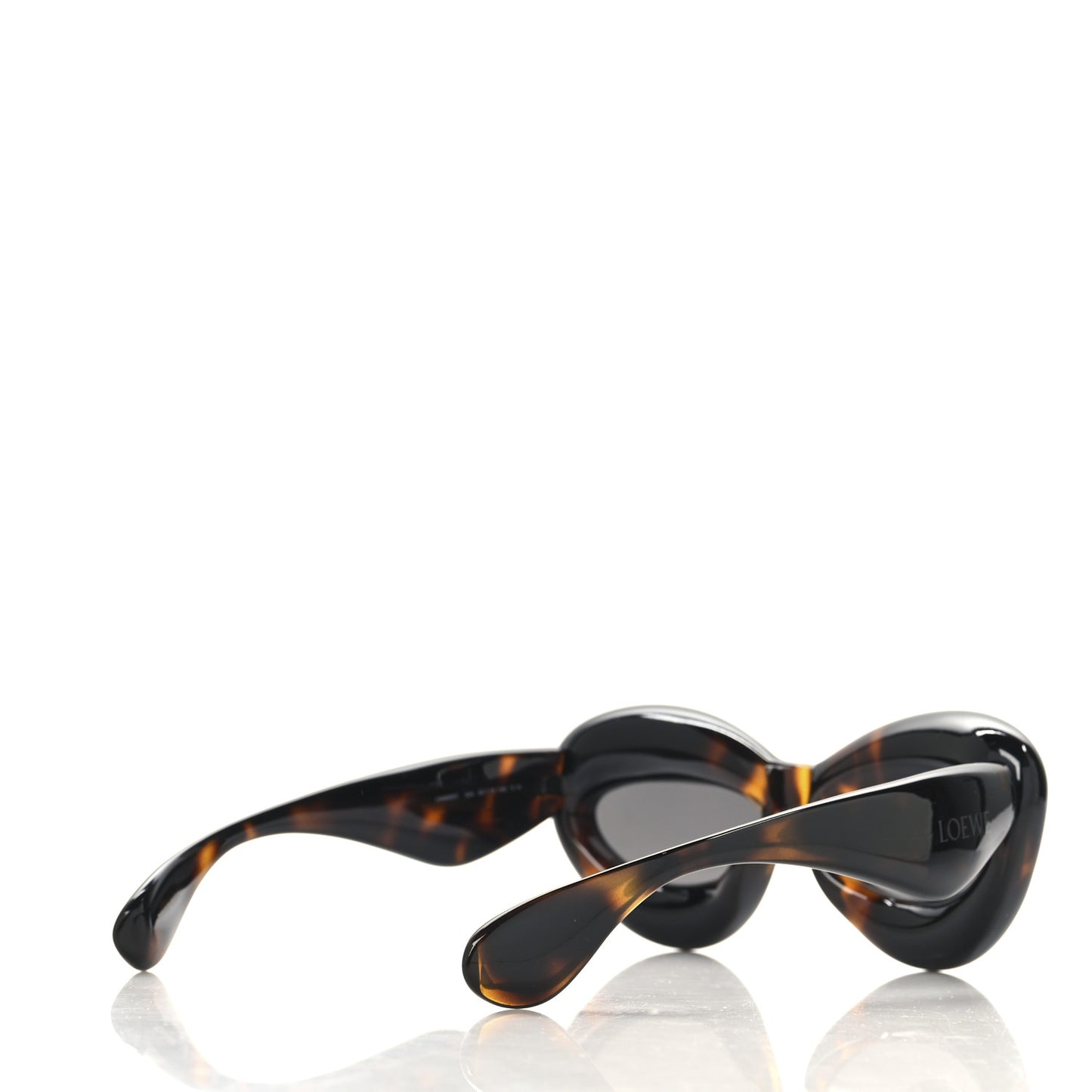 Acetate Inflated Cat-Eye Sunglasses Tortoise