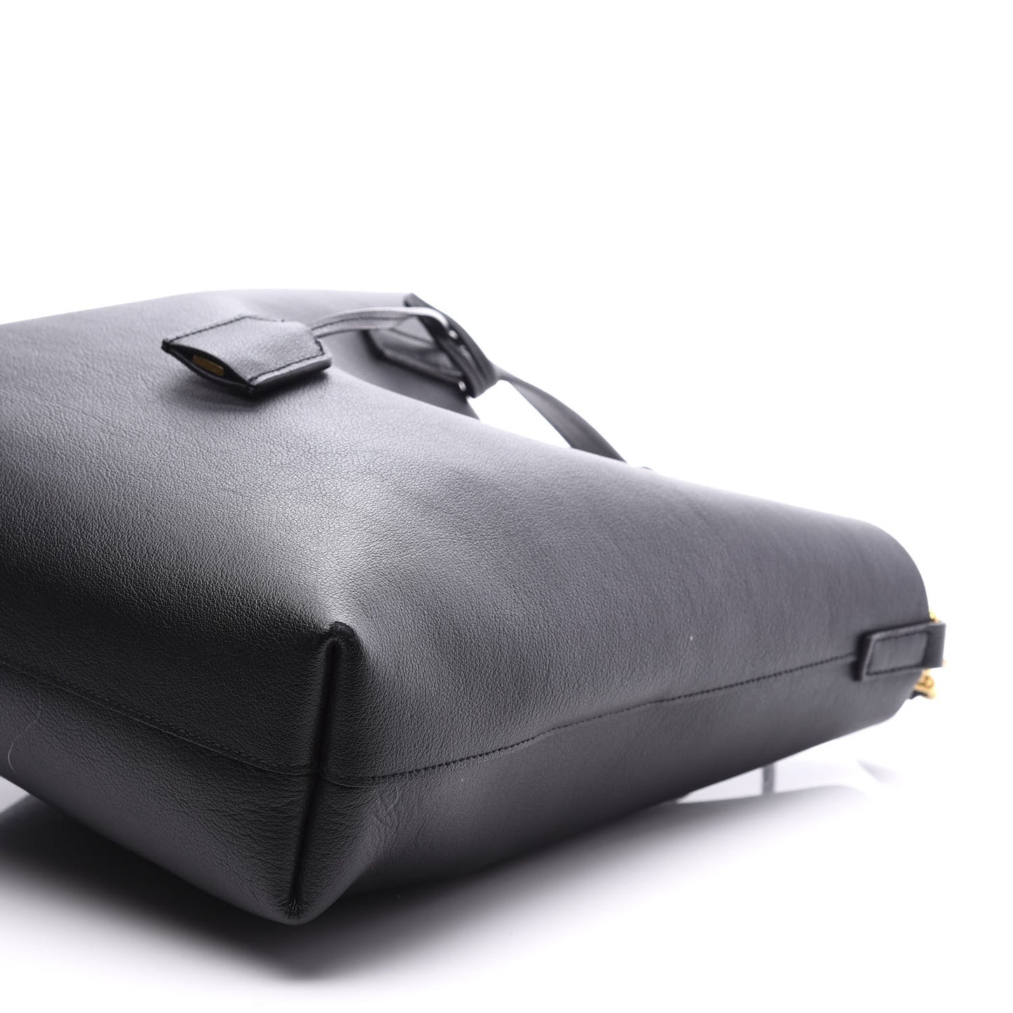 Calfskin Toy Shopping Tote Black