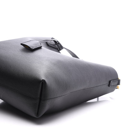 Saint Laurent Calfskin Toy Shopping Tote Black 7 of 9