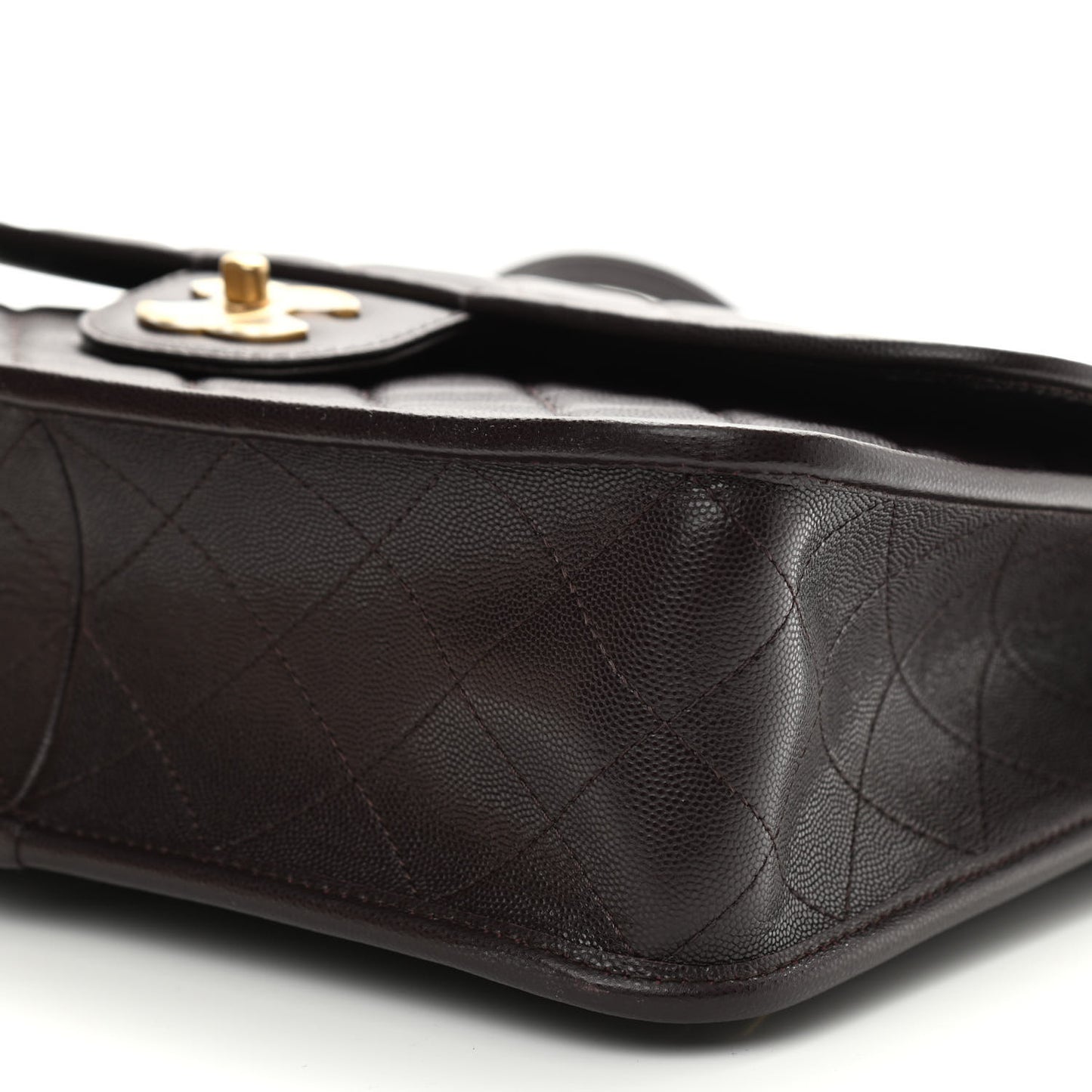 Caviar Quilted School Memory Backpack Black