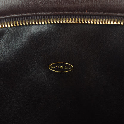 Chanel Lambskin Quilted Clutch Dark Brown 6 of 9