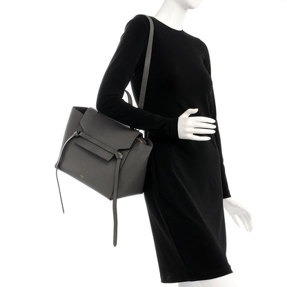 Celine Grained Calfskin Mini Belt Bag Grey 3 of 18