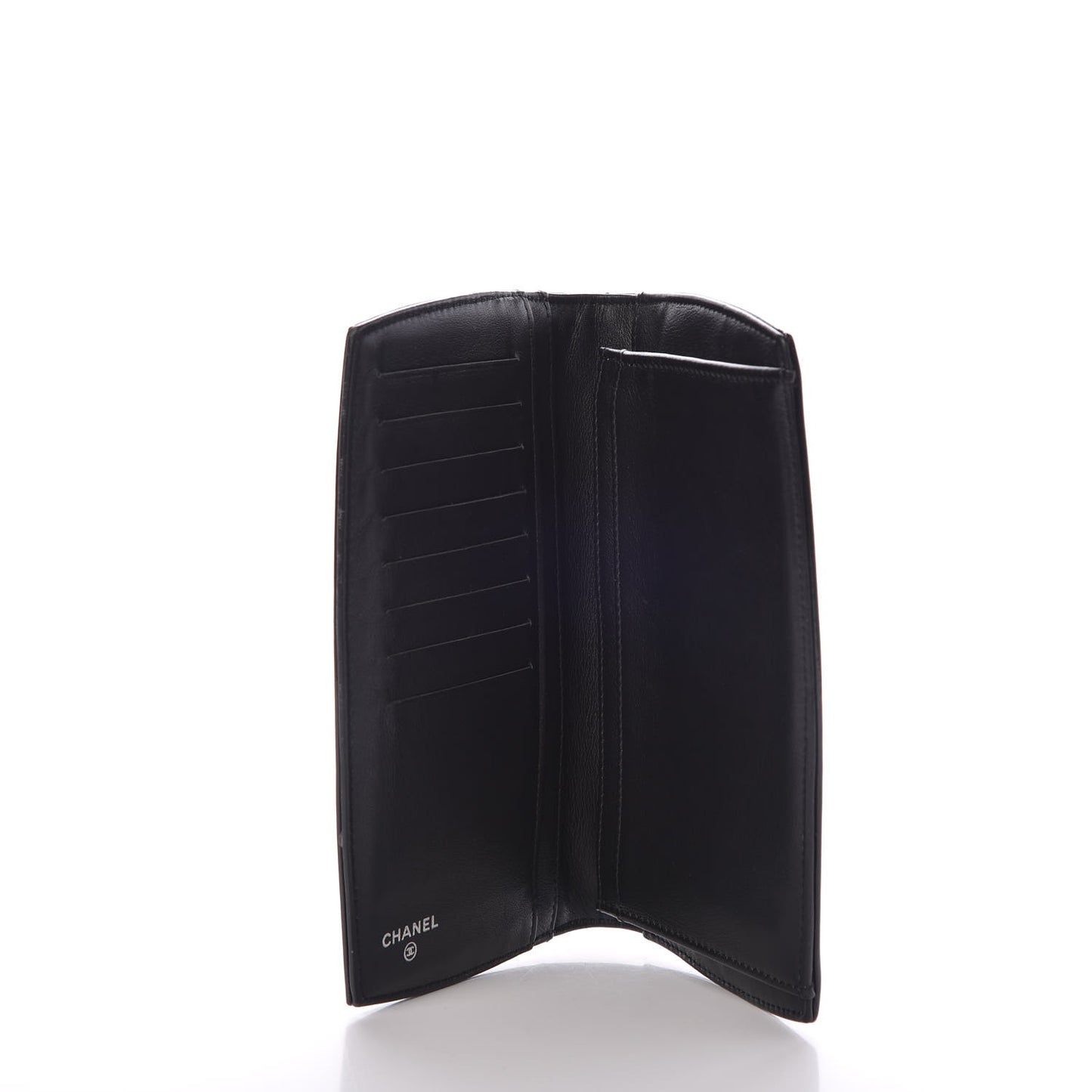 Patent CC Trousse Maquil Yen Wallet Black