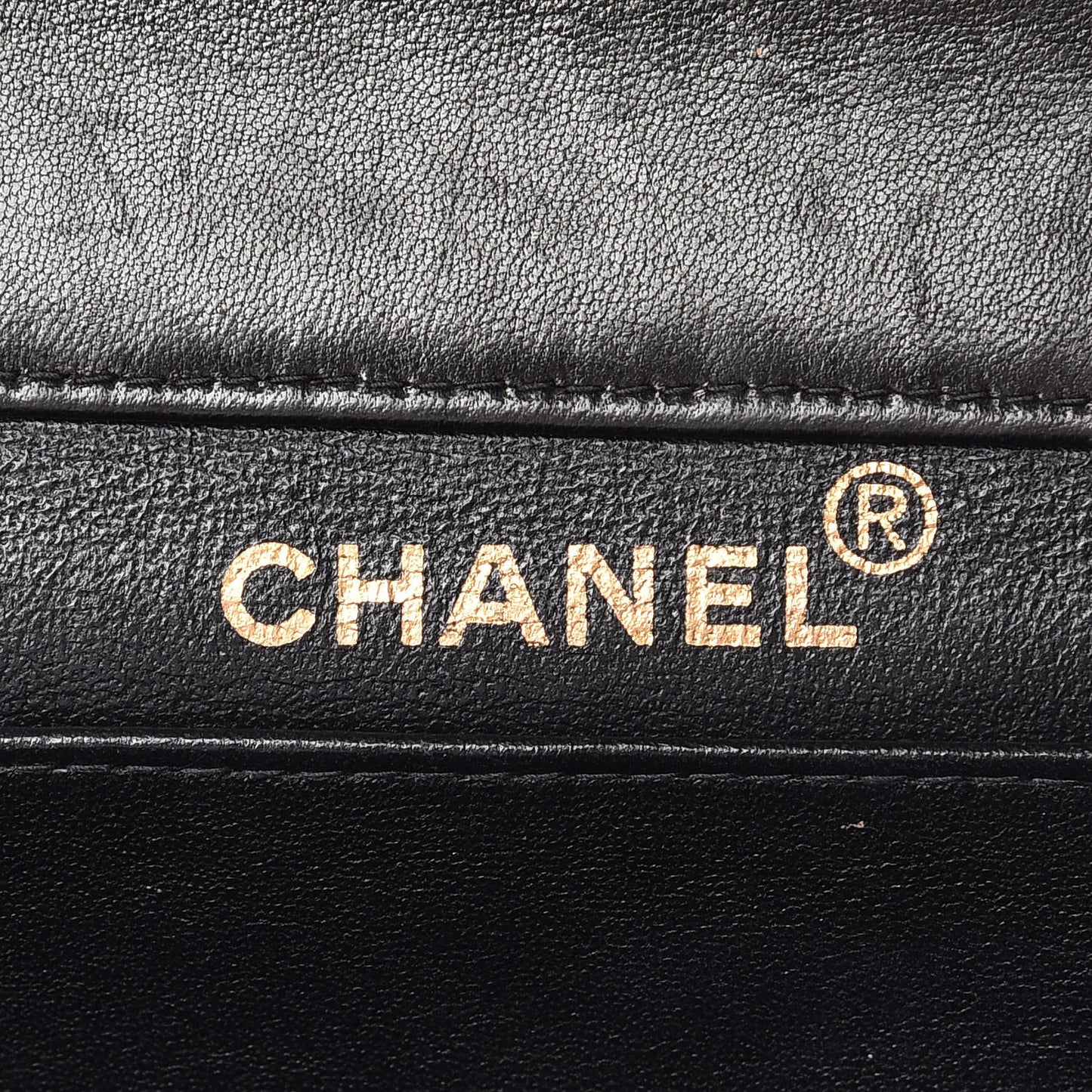 Lambskin Quilted Medium Double Sided Flap Black