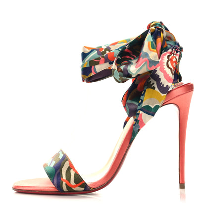 Christian Louboutin Satin Du Desert 100 Sandal 39 Charlotte 1 of 9