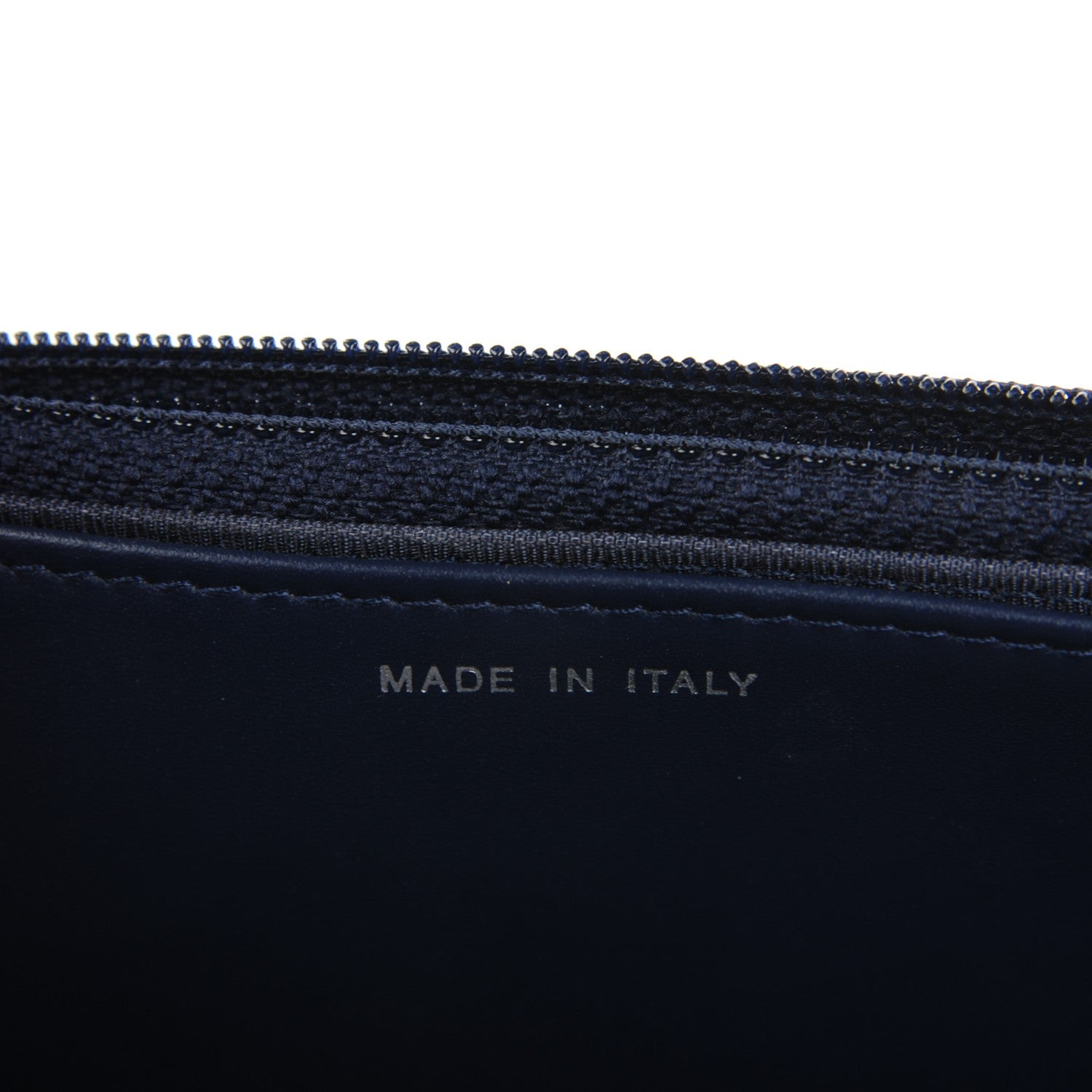 Chanel Caviar Chevron Wallet On Chain WOC Navy 7 of 8