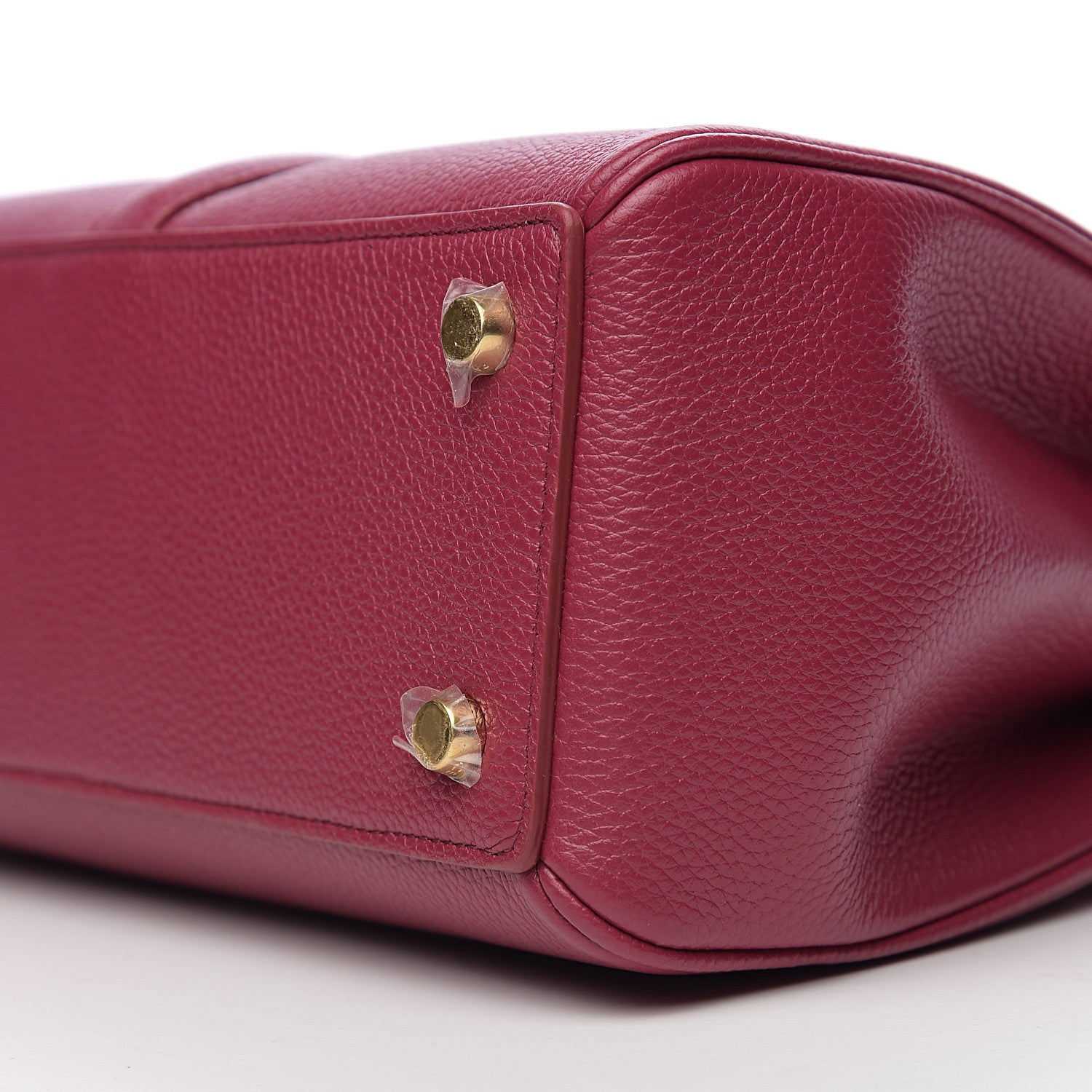 Celine Grained Calfskin Small 16 Top Handle Bag Rasberry 8 of 8