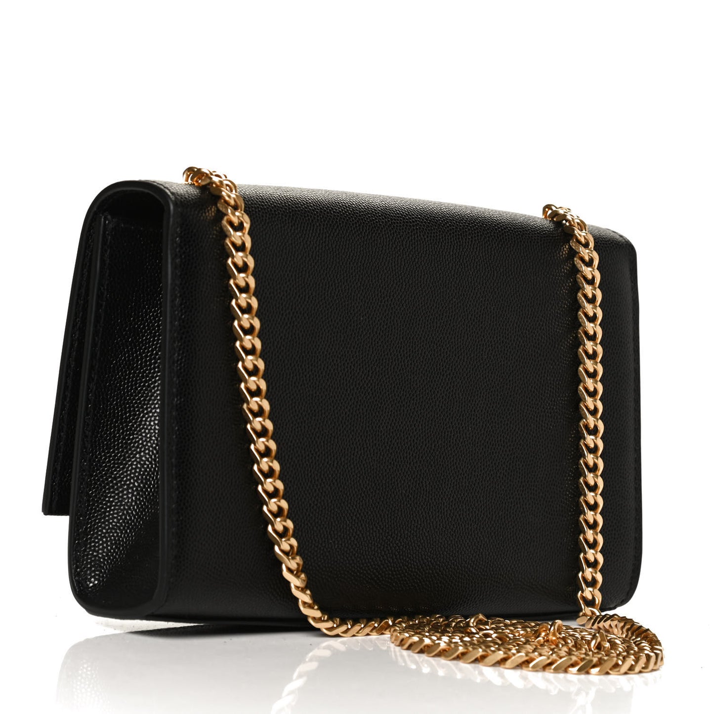 Grain De Poudre Small Classic Monogram Kate Tassel Satchel Black