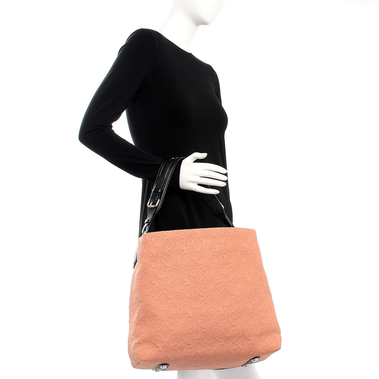Louis Vuitton Monogram Lambskin Antheia Hobo PM Rose 2 of 7