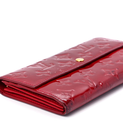 Louis Vuitton Vernis Sarah Wallet Pomme D'Amour 10 of 14