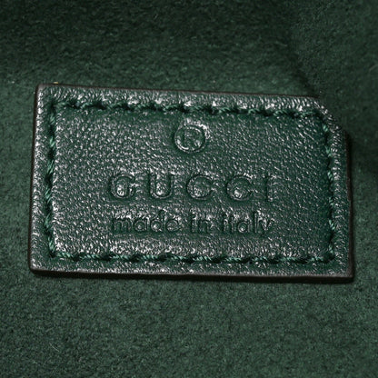 Gucci Faux Fur Softbit Shoulder Bag Green 7 of 11