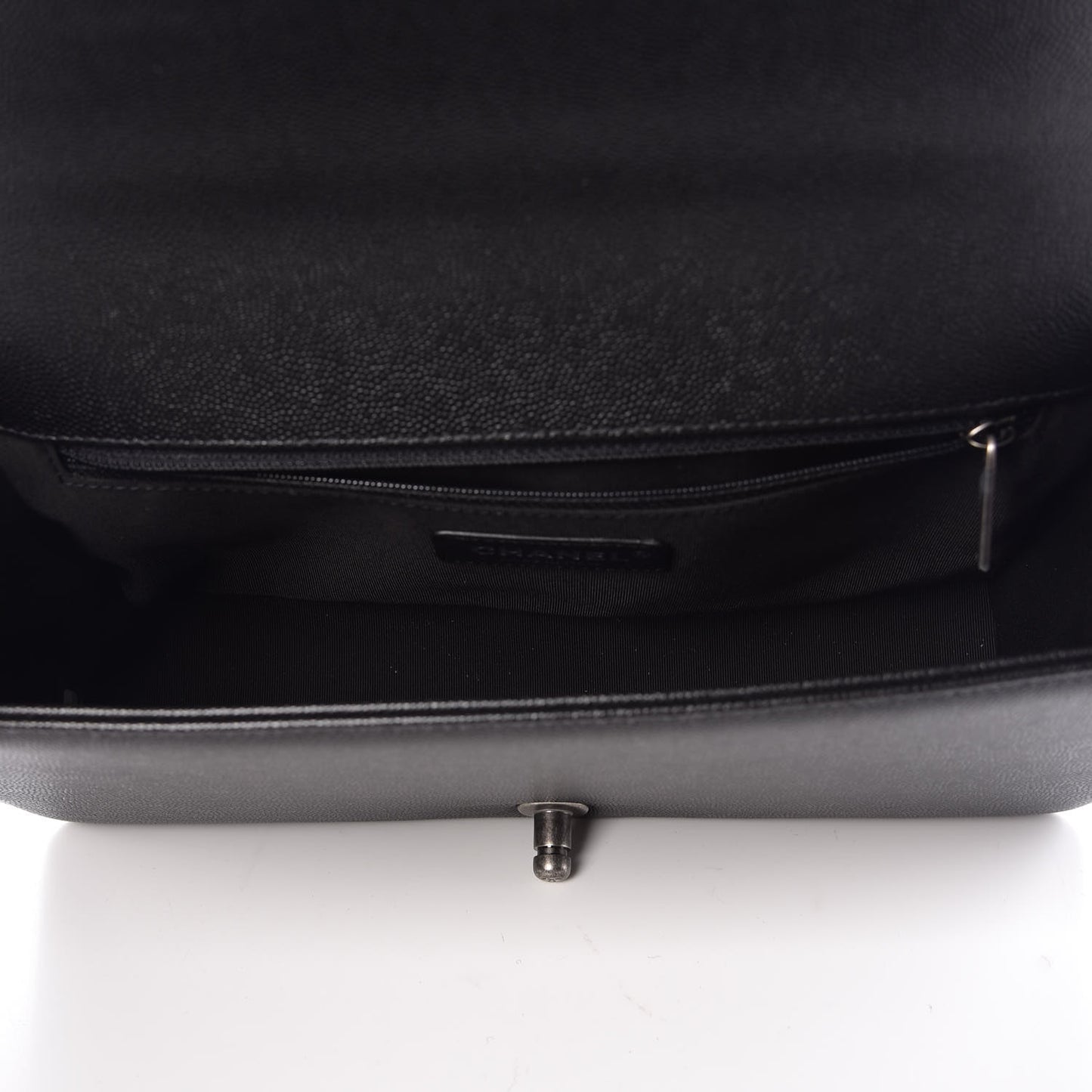 Caviar Quilted New Medium Boy Flap Black