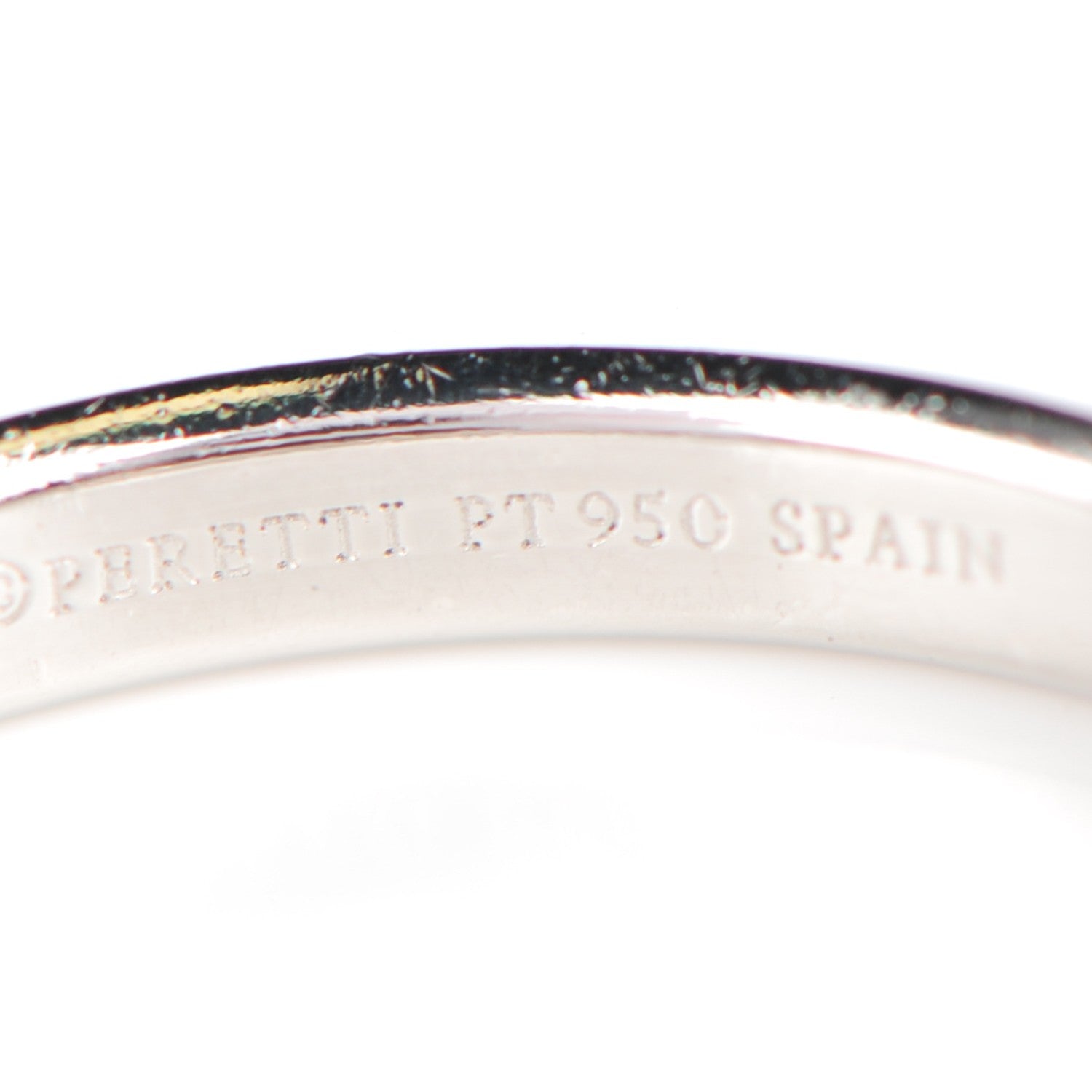 Tiffany Platinum 3mm Classic Wedding Band Ring 54 7 4 of 5